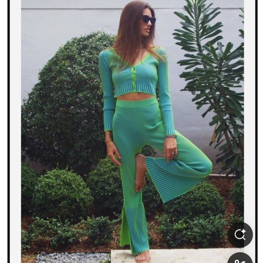 Solid & Striped High Rise Wide Leg Logan Pant Size XS